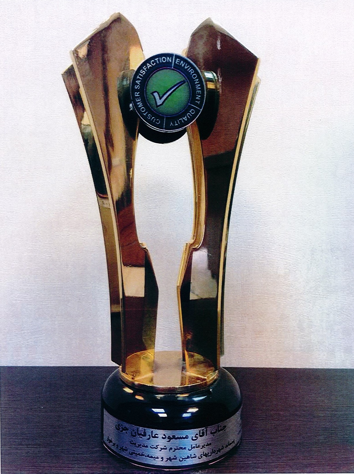 دریافت نشان شایسته ملی